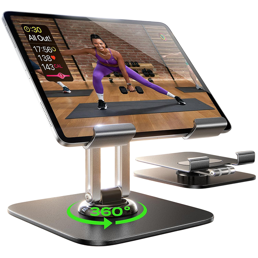 Lisen Q18 asztali tartó telefonhoz / táblagéphez, 4.7 inch - 12.9 inch, fekete YL0423120002