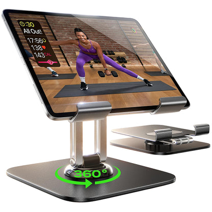 Lisen Q18 asztali tartó telefonhoz / táblagéphez, 4.7 inch - 12.9 inch, fekete YL0423120002