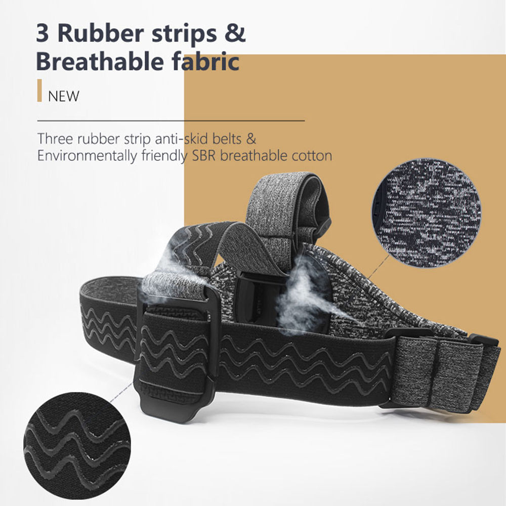 Techsuit JX-003 sportkamera fejtartó a GoPro sorozathoz, szürke