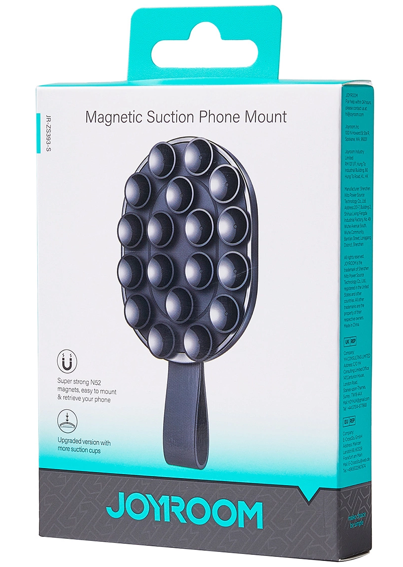 Joyroom JR-ZS393-S Suction Cup Mount, Universal, Black