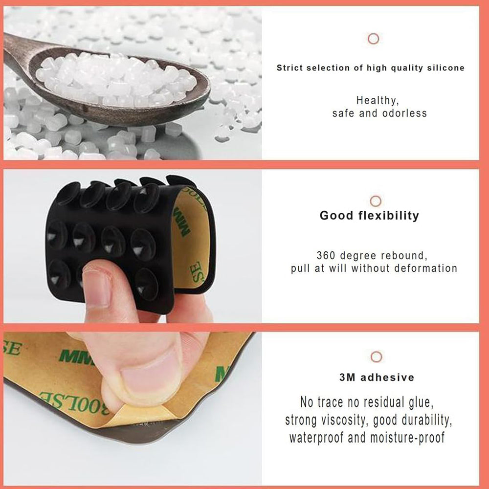 Techsuit SO-PAD, Narancssárga Tapadókorongos Tartó