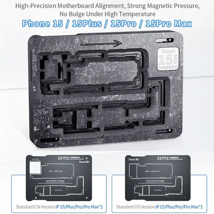QIANLI mágneses PCB munkatartó az Apple iPhone 15 sorozathoz
