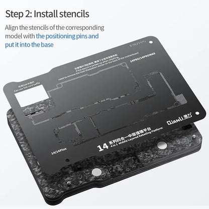 QIANLI mágneses PCB munkatartó az Apple iPhone 15 sorozathoz