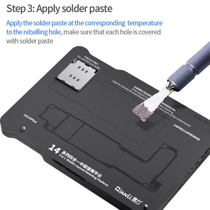 QIANLI mágneses PCB munkatartó az Apple iPhone 15 sorozathoz