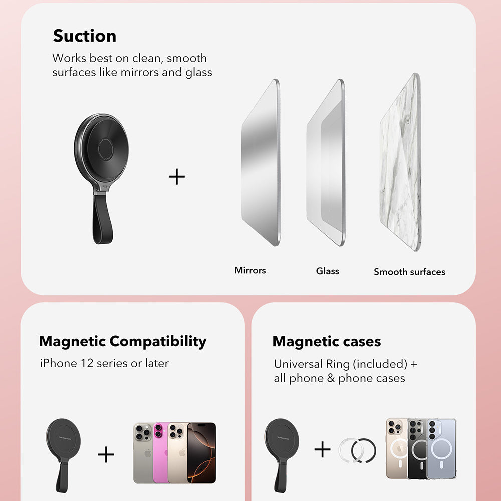 ESR HaloLock Ring Holder, Black