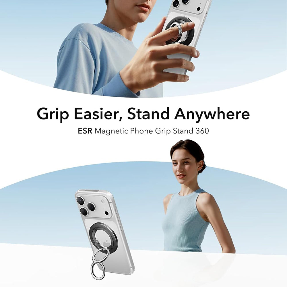 ESR HaloLock Ring Holder, Universal, Black