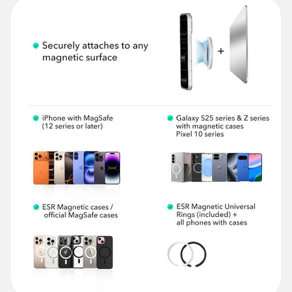 ESR HaloLock Gyűrűtartó, Fehér