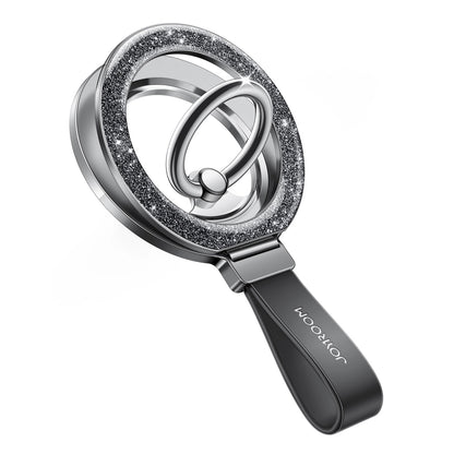 Joyroom JR-ZS425 Glitter univerzális gyűrűtartó, fekete