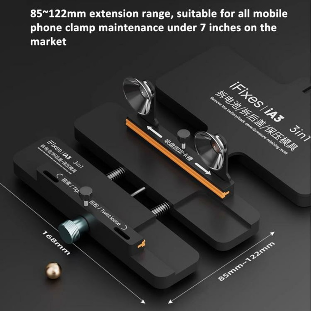 iFixes iA3 Telefon Szétszerelő Munkatartó, Fekete