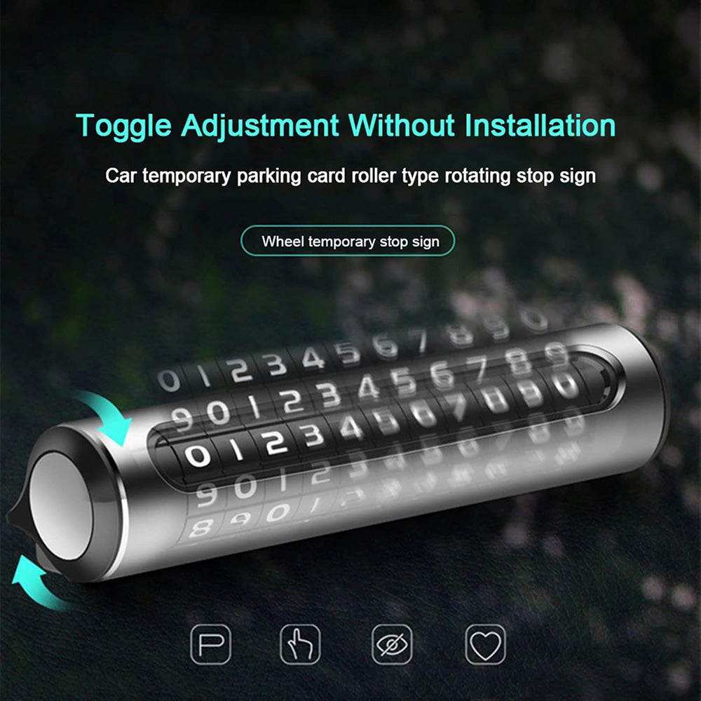 Techsuit SlideGuard Car Phone Number Holder