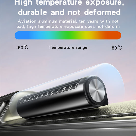 Autós telefonszám tartó Yesido C202, Fekete