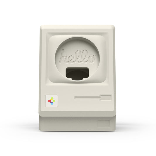 Spigen Classic LS tartó Apple Watch Series vezeték nélküli töltőhöz, krém AMP11668