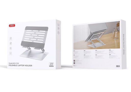 XO Design C152 állvány max. 17,3 hüvelykes laptophoz, ezüst