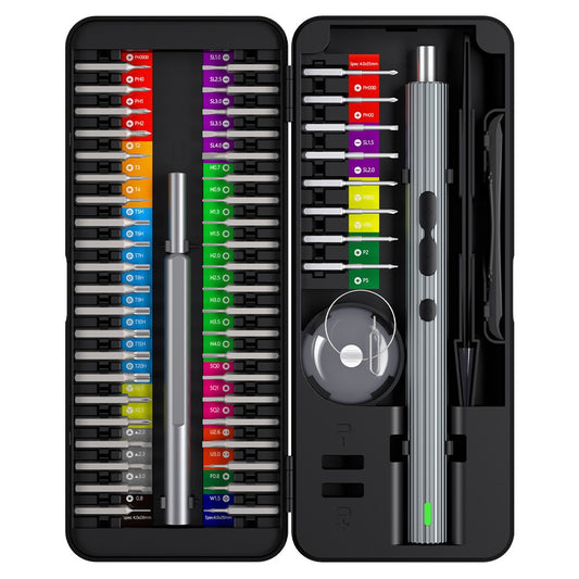 King'sdun KS-882058 elektromos csavarhúzó, 58in1, szürke