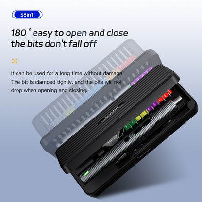 King'sdun KS-882058 elektromos csavarhúzó, 58in1, szürke