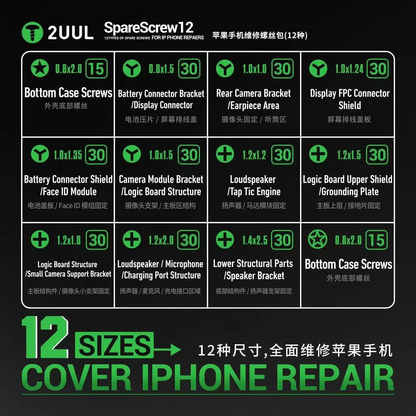 2UUL SC22 csavarok Apple iPhone sorozathoz, 330az1-ben