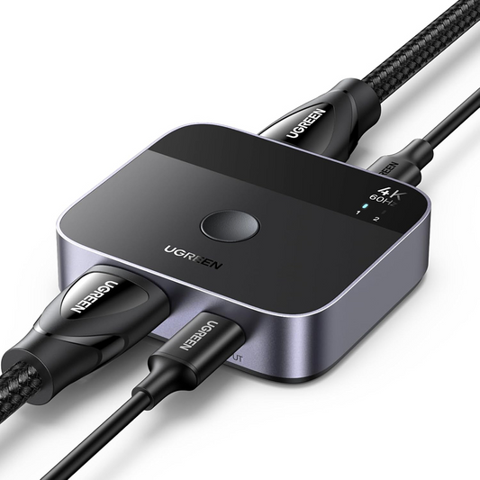 HDMI / USB-C Video Kapcsoló UGREEN AW503 (55452), Szürke, Újracsomagolt