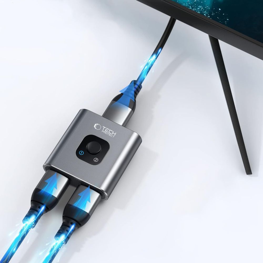 HDMI Videókapcsoló Tech-Protect HB07, Szürke