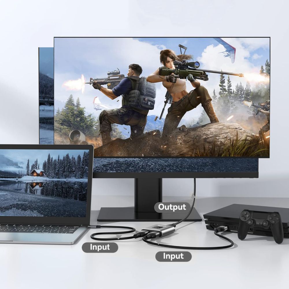 HDMI Videókapcsoló Tech-Protect HB07, Szürke