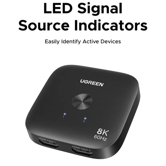 Switch Video HDMI UGREEN 65877, Fekete