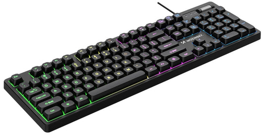 Vezetékes USB Gaming billentyűzet WZK WKG-200, RGB, 1,5 m, Fekete