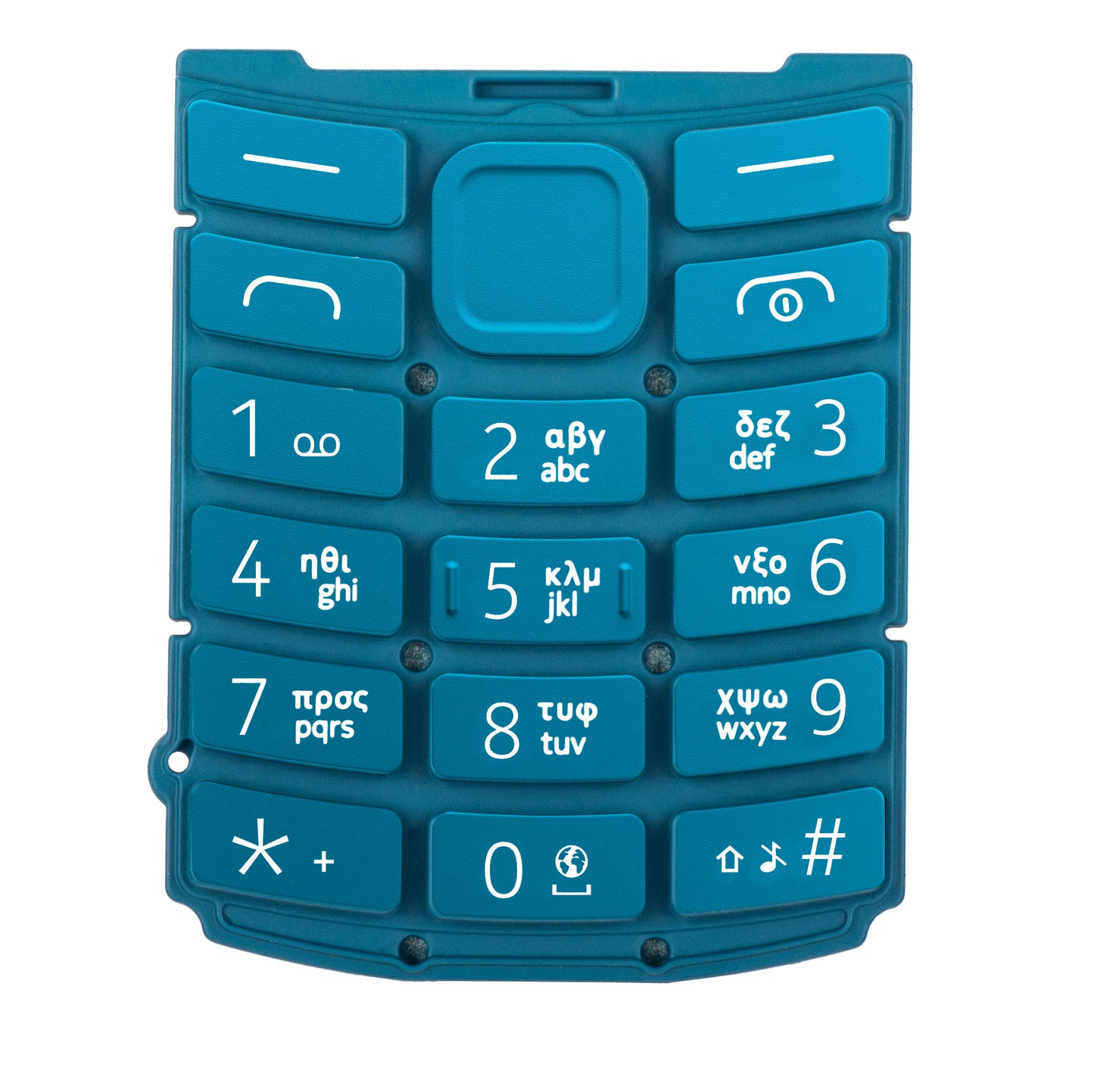 Görög billentyűzet Nokia 105 4G 2nd Edition készülékhez, kék