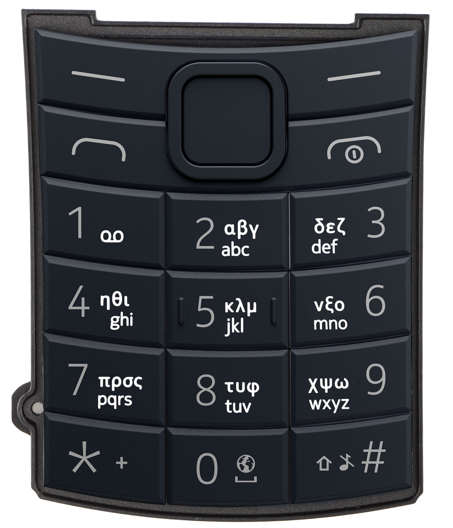 Görög billentyűzet Nokia 110 4G 2nd Edition készülékhez, kék
