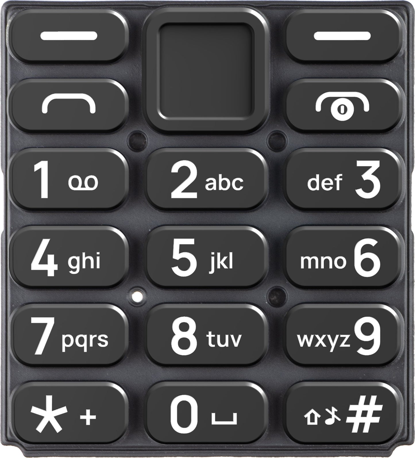 Tastatura Latina HMD 105 4G, Fekete, Service Pack 5010001015SH0
