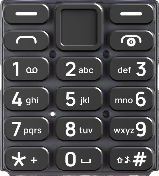 Tastatura Latina HMD 105 4G, Fekete, Service Pack 5010001015SH0