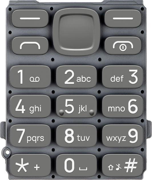 Latin billentyűzet HMD 130 Music, Szürke, Service Pack SP20Z14Z1457Y