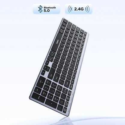 UGREEN K552 vezeték nélküli billentyűzet (75163), BT / Wi-Fi, Fekete