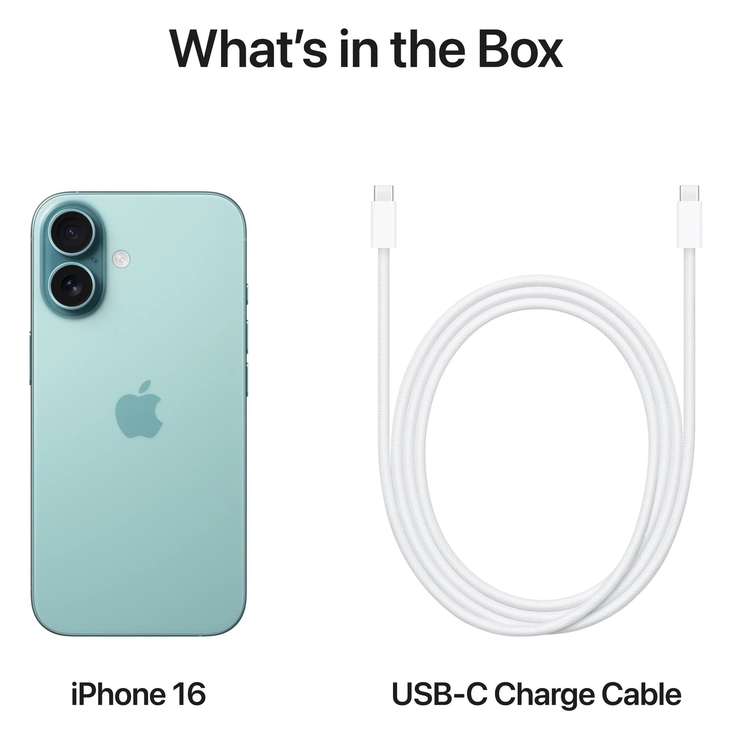 Apple iPhone 16 Mobiltelefon, 128GB, Teal MYED3ZD/A