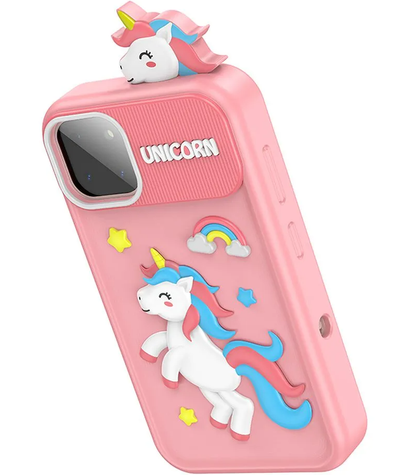 HOCO Y103 Kids Mobiltelefon, 2.8 inch kijelző, Rózsaszín