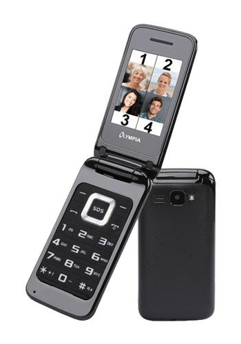 Olympia Luna Dual SIM, Black 2210 Mobiltelefon