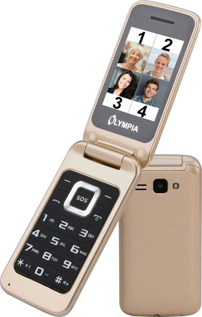 Olympia Luna Dual SIM, Gold 2212 Mobiltelefon
