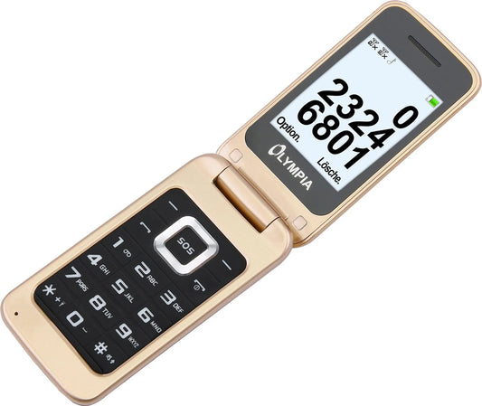 Olympia Luna Dual SIM, Gold 2212 Mobiltelefon