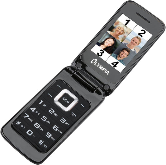 Olympia Luna Dual SIM, Black 2210 Mobiltelefon