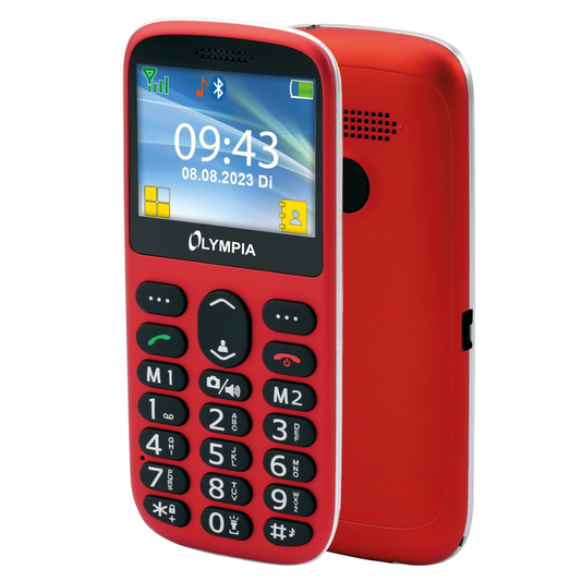 Mobiltelefon Olympia Sun Komfort Dual SIM, Red 2223