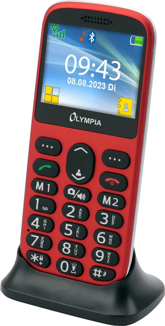 Mobiltelefon Olympia Sun Komfort Dual SIM, Red 2223