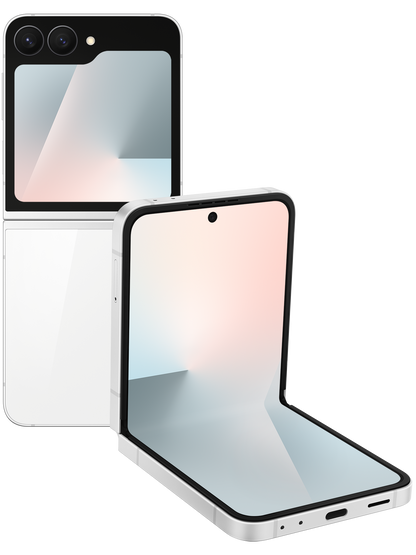 Samsung Galaxy Z Flip7 FE mobiltelefon, 128GB, 8GB, Fehér SM-F761BZWGEUB