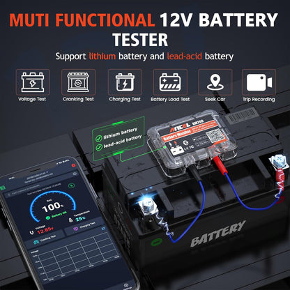 Bluetooth teszter autó akkumulátor monitorozáshoz Ancel BM200