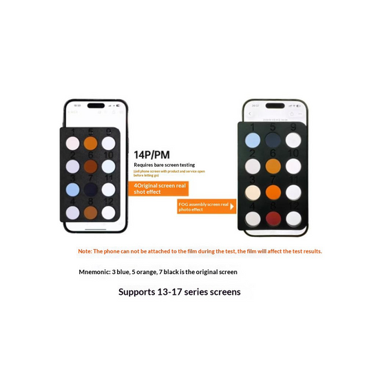 Mr.Yang kijelző polarizációs teszter Apple iPhone 13 - 17 sorozathoz