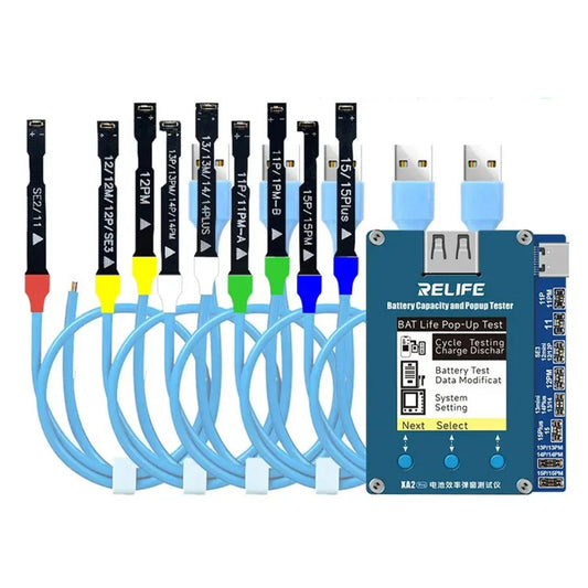 Tester Service Relife XA2 Pro az Apple iPhone 11 - 15 sorozatú akkumulátorokhoz