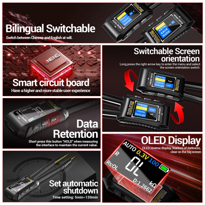 ANENG GN702 Csipeszes Teszter Szervizhez