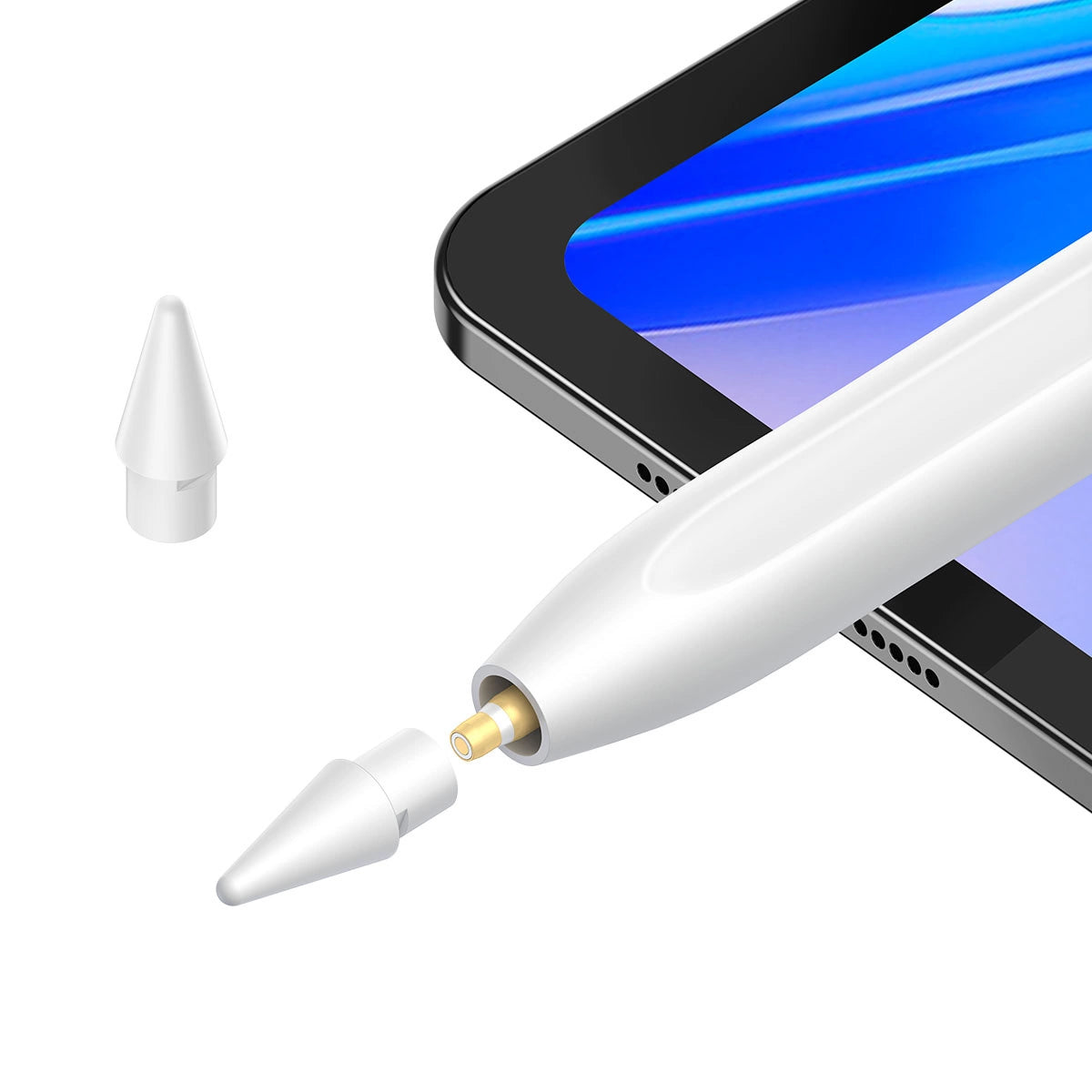 Touch Pen Baseus Smooth Writing 2 Series az Apple iPadhez, Aktív Vezeték Nélküli Verzió, Fehér SXBC060002