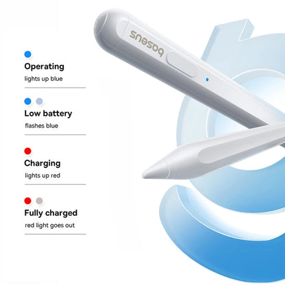 Touch Pen Baseus Smooth Writing 2 Series az Apple iPadhez, Aktív Vezeték Nélküli Verzió, Fehér P80015802213-03