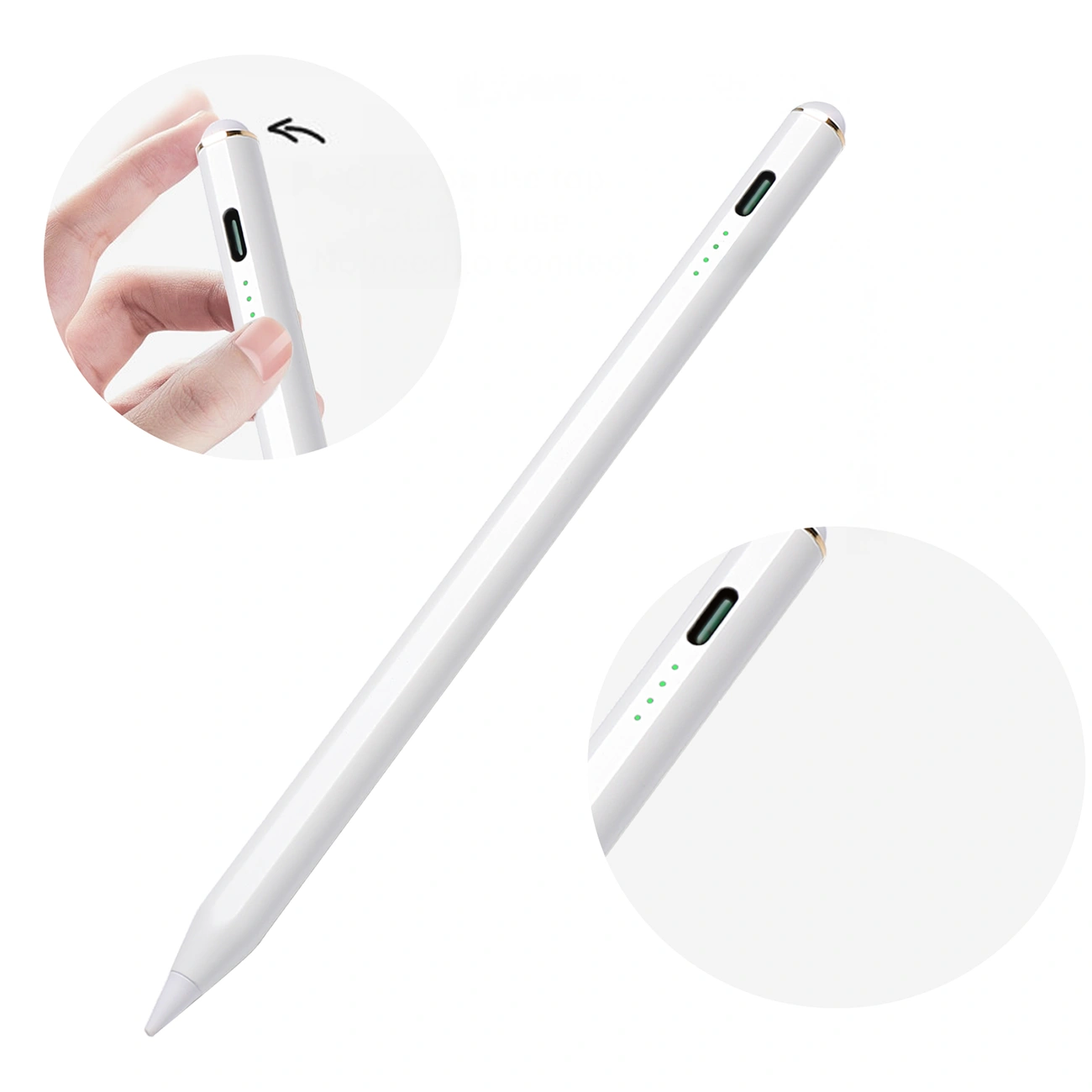 Joyroom JR-X9S aktív érintőceruza Apple iPad-hez, fehér