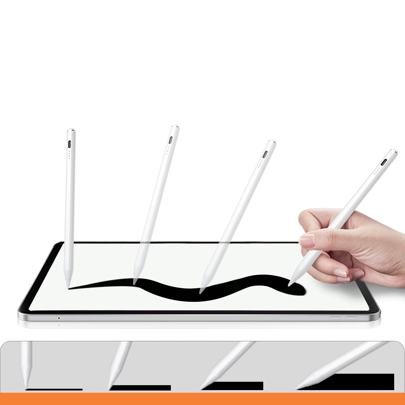 Joyroom JR-X9S aktív érintőceruza Apple iPad-hez, fehér