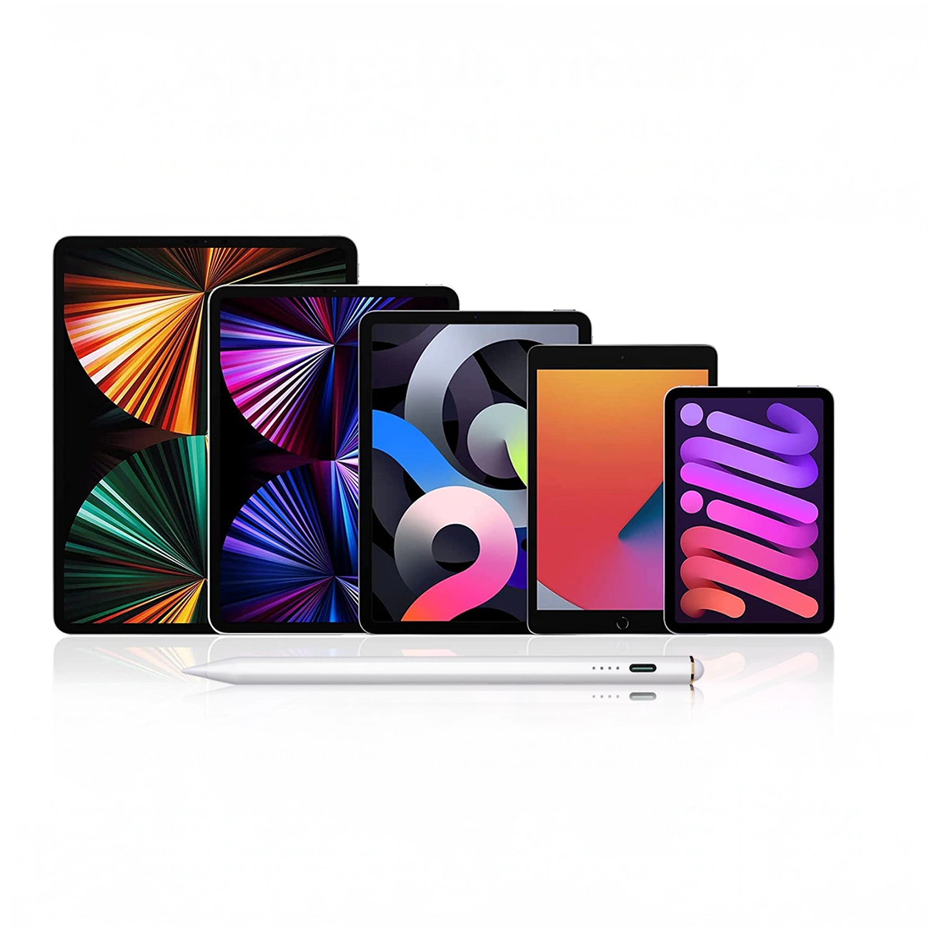 Joyroom JR-X9S aktív érintőceruza Apple iPad-hez, fehér
