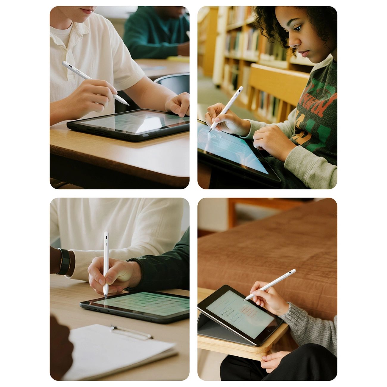 Touch Pen Metapen Air8 Pro Apple iPad-hoz, Aktív verzió, Fehér ME-APP172